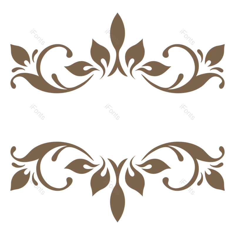 古典花纹图片,分隔线元素,边框花纹PNG,花边边框免抠素材